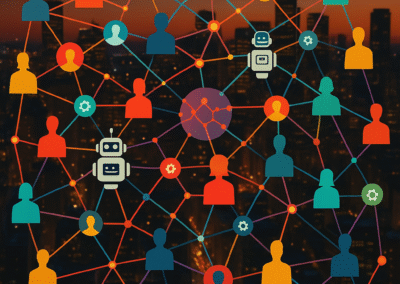 Social Dynamics and Coordination in Networks of Human and Artificial Agents