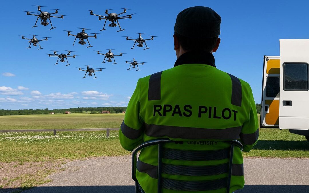 An Agentic Approach to Mixed Initiative Multi-Robot Interaction  for Public Safety Applications