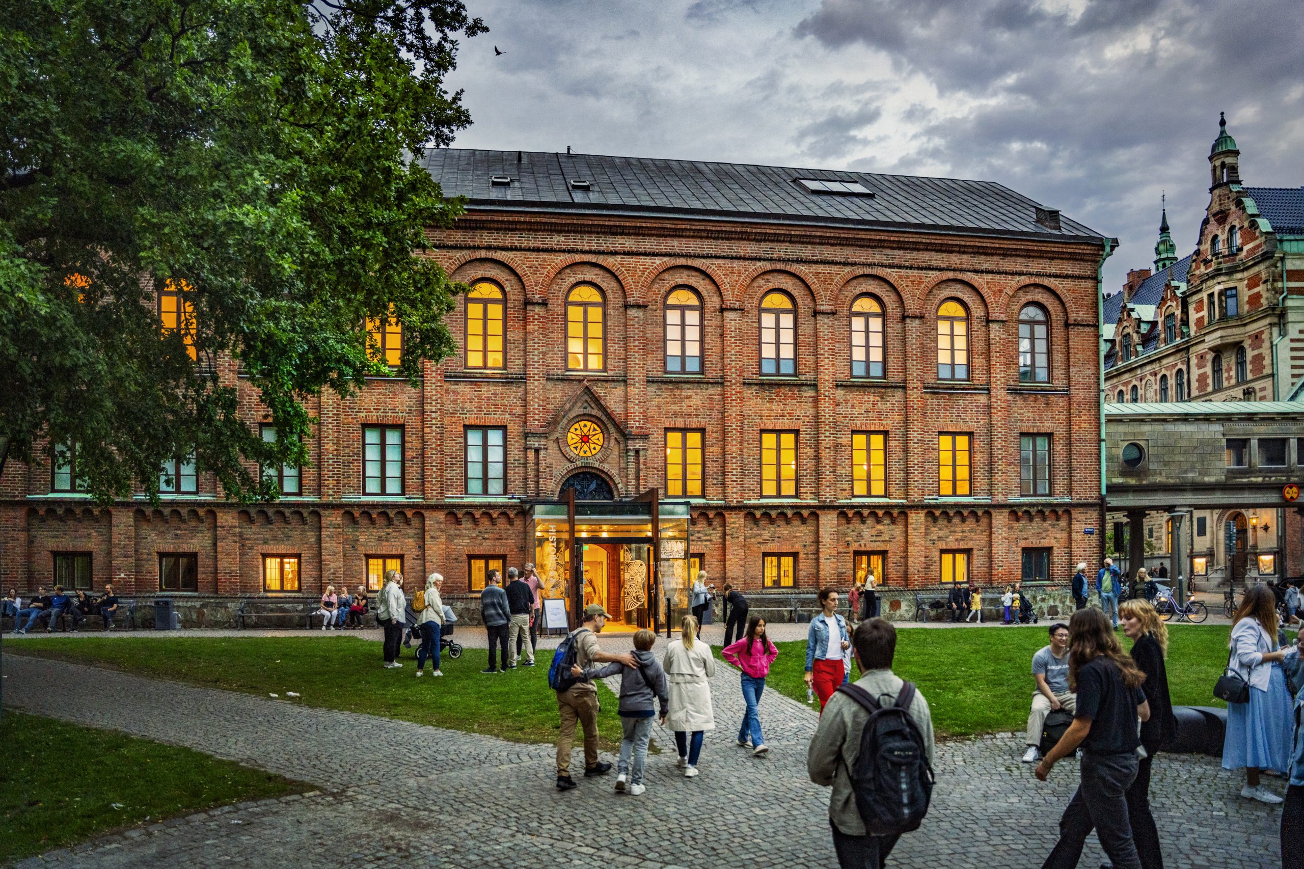 The outside of the Historical Museum in Lund.